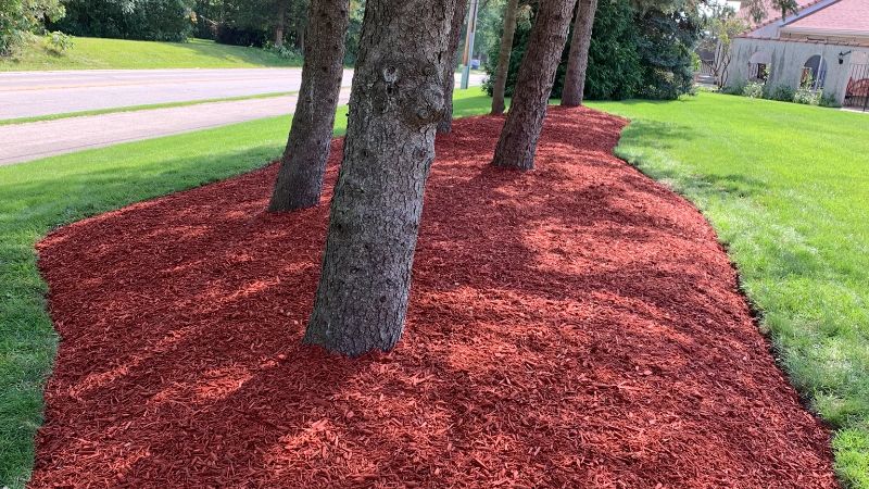 mulch installation